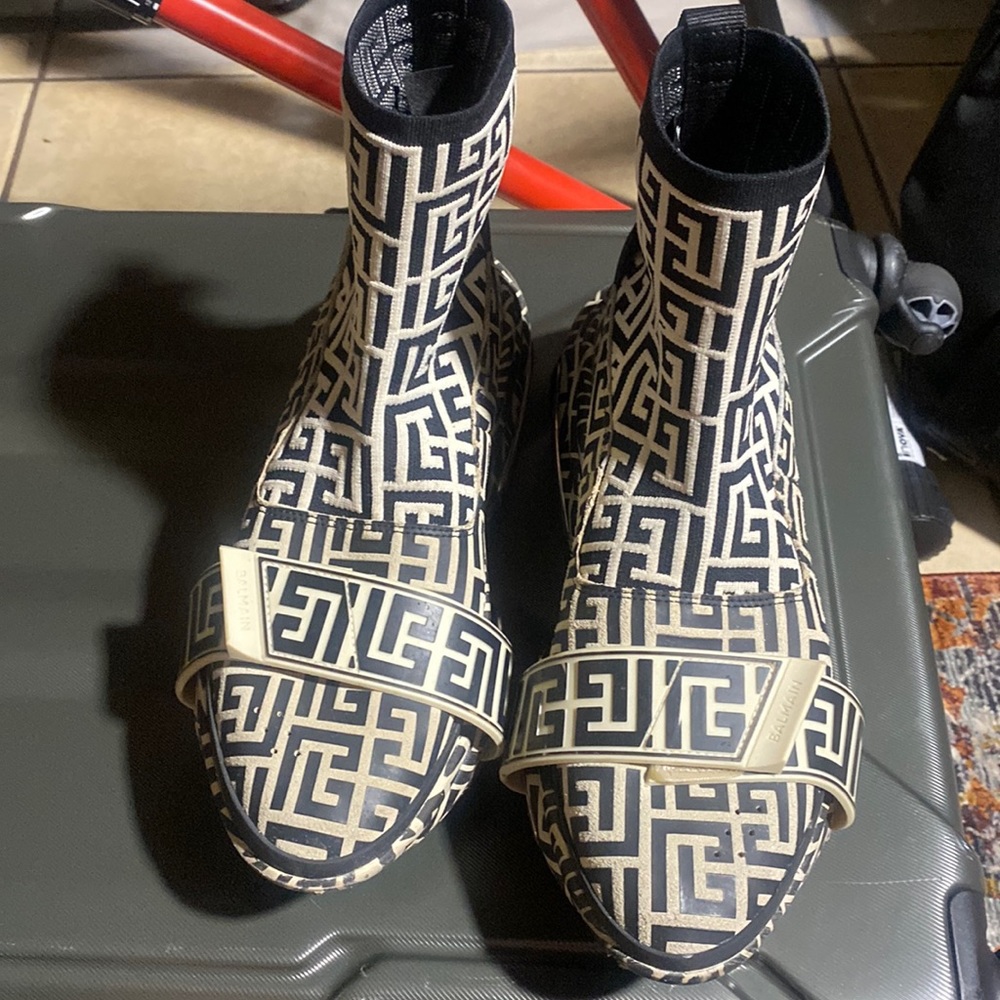 Balmain knit high top